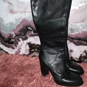 Sam Edelman Shoes - Tall Black Leather Boots Size 9 Sam Edelman Shoes - Tall Black Leather Boots Size 9
